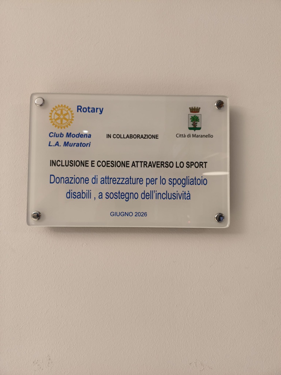 Una donazione del Rotary per favorire fiducia e partecipazione per bambini e ragazzi con disabilità