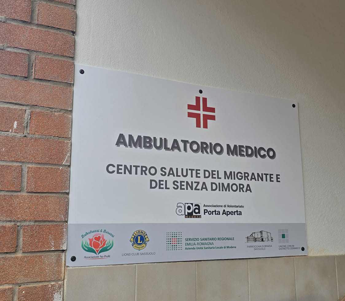 A Sassuolo nasce un ambulatorio medico per le persone più vulnerabili