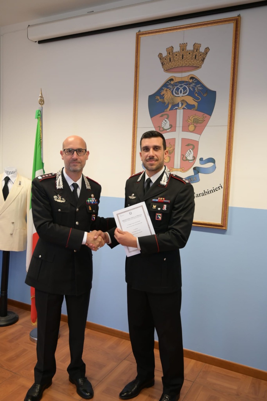 Consegnati gli attestati di merito e le ricompense ad alcuni militari per la loro attività