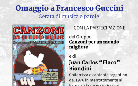 Canzoni per un mondo migliore: serata omaggio a Francesco Guccini